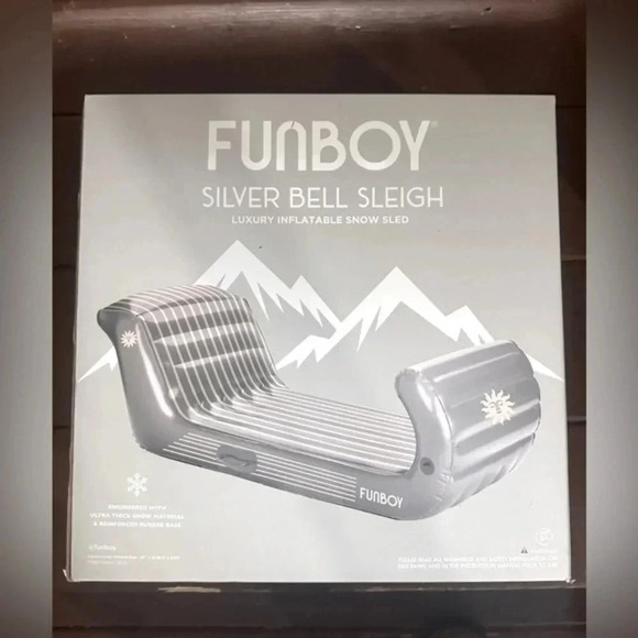 Brand new FUNBOY Inflatable Alpine Mountain Sleigh Still in box - Picture 1 of 9